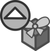 Present With Up Arrow Clip Art